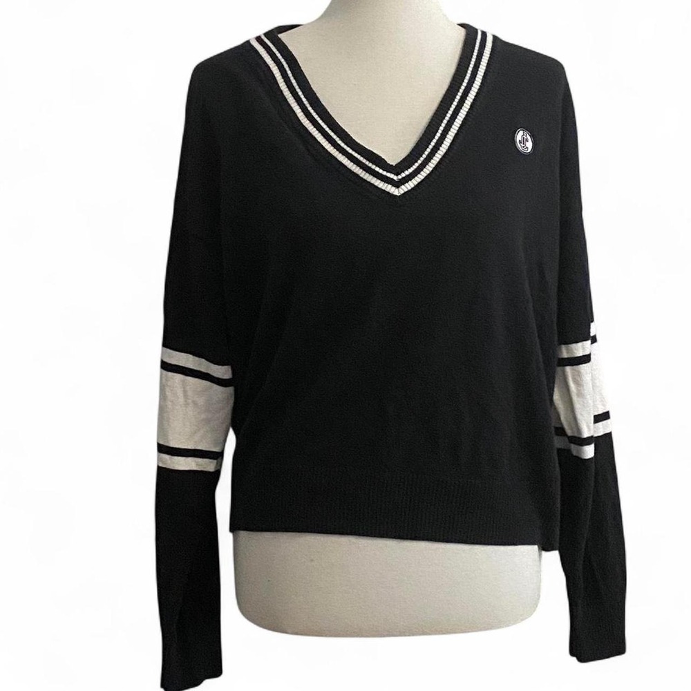 Juicy Couture black varsity sweater